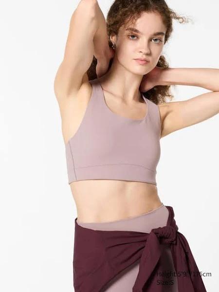 Uniqlo Wireless Bra Active - Pink Size XXS - Sports Bra