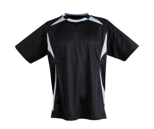 Striker | Plain Contrast CoolDry Soccer Jersey Navy+Sky Blue 2XL