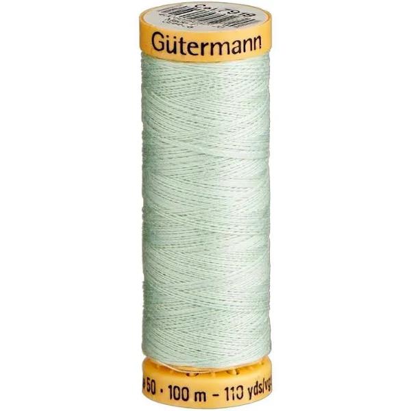 Gutermann 100% Natural Cotton Sewing Thread 250mt - 7307 - Silver