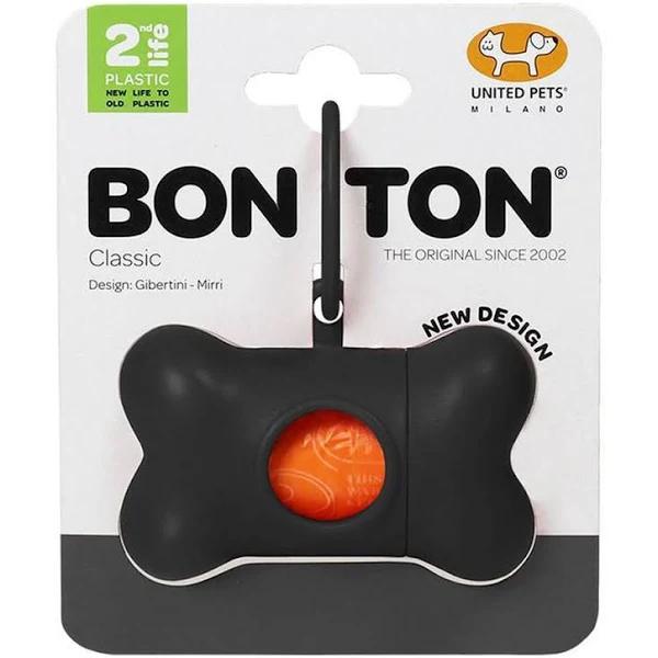 United Pets Bon Ton Classic Waste Bag Dispenser Black