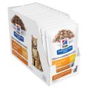 Hills Prescription Diet Cat C/D Multicare Urinary Care Chicken Wet Food Pouches 85g x 12