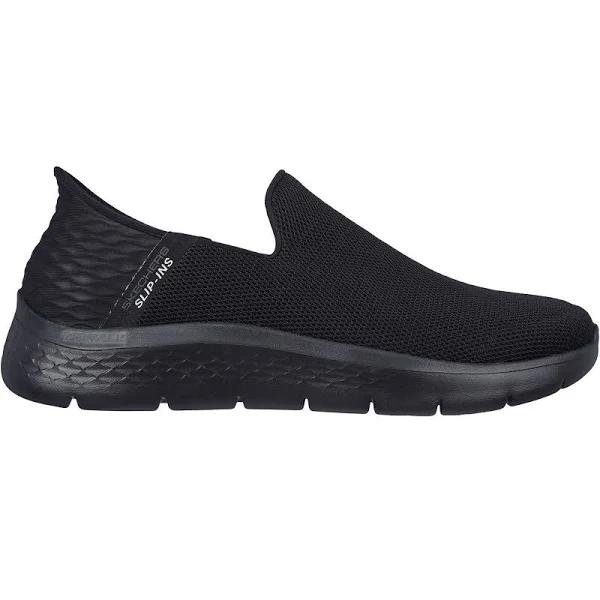 Skechers Mens Go Walk Flex No Hands Slip Ins Trainers - Black