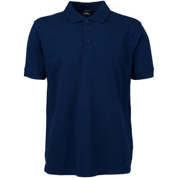 Tee Jays Mens Luxury Sport Polo Shirt Navy Blue S