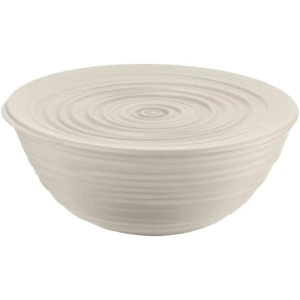 Guzzini Earth Tierra 3.1L/25cm Bowl w/ Lid Large - Milk White