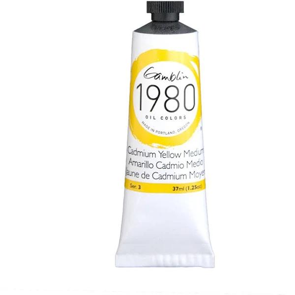 Gamblin 1980 Oil Paint, Hansa Yellow Light, 37ml