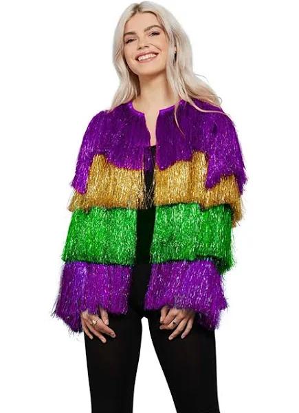 Fever Tinsel Mardi Gras Jacket