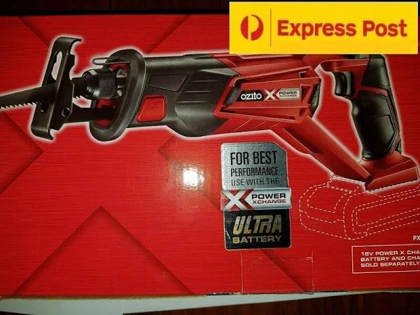 Ozito Cordless Power X Change Reciprocating Saw 18v - Skin Only