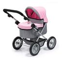 Bayer Trendy Doll Pram - Grey/Pink