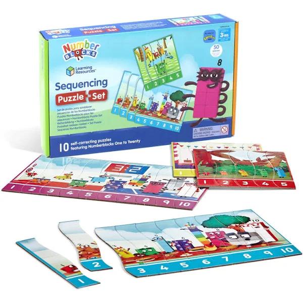 Numberblocks Sequencing Jigsaw Puzzle Set