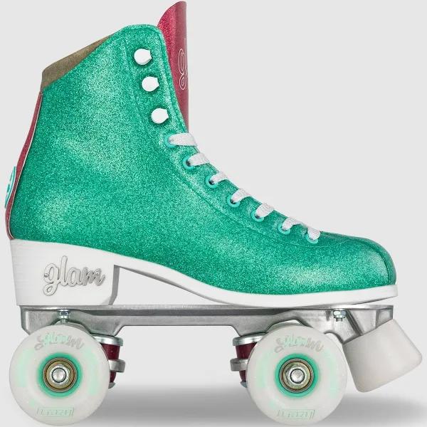 Crazy Disco Glam Teal/Pink Roller Skates - EU 33