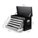 Giantz 9 Drawer Mechanic Tool Box Storage - Black