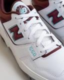 New Balance 550 White Burgundy Blue