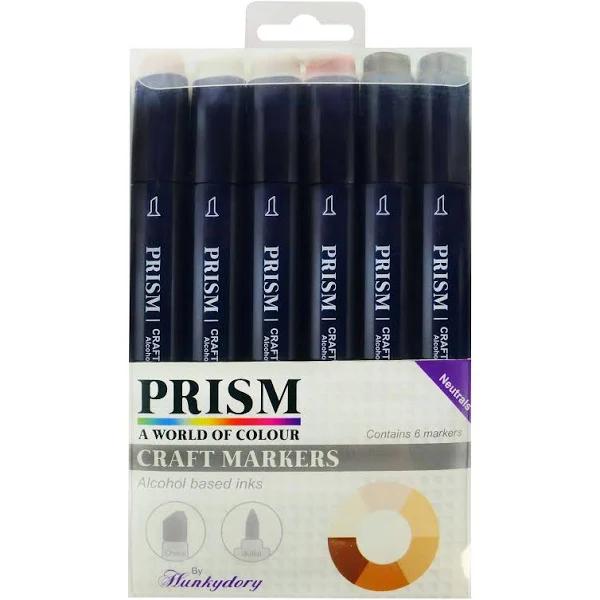 Hunkydory Prism Craft Markers Set Neutrals