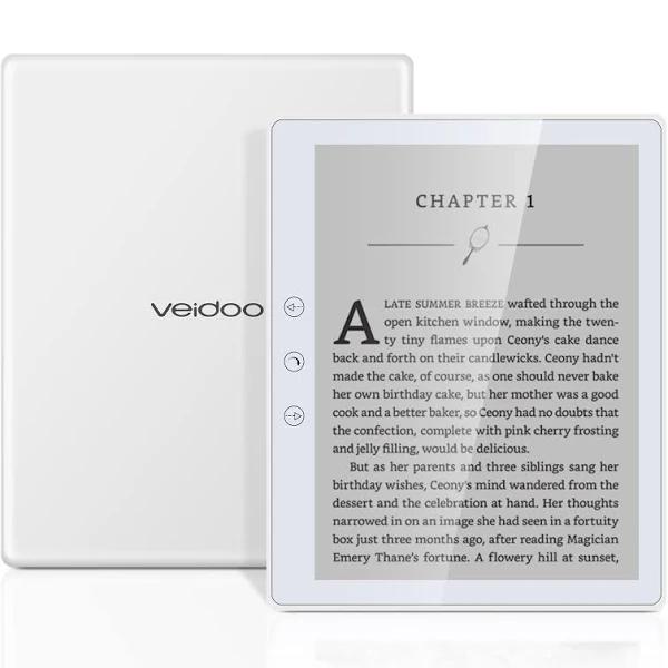 Veidoo 5.8 inch Ebook Reader, HD Touch Screen Carta E-Ink Technology, 32GB ROM(TF Card Expansion to 64G), WiFi, Long Endurance, Android E-Reader