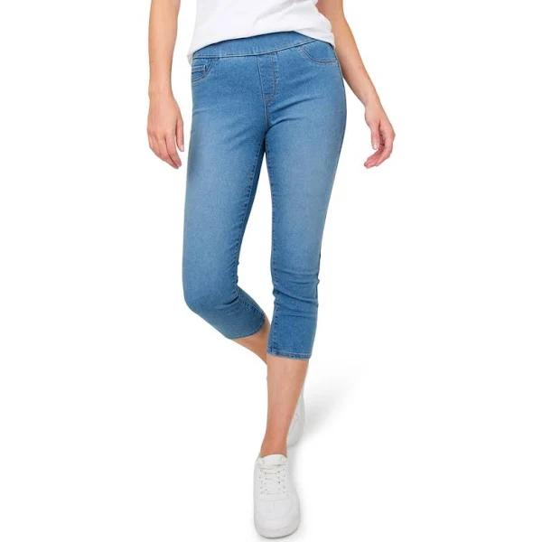 The 1964 Denim Company Women's Jemma Crop Jegging - Bondi Blue - Size 6