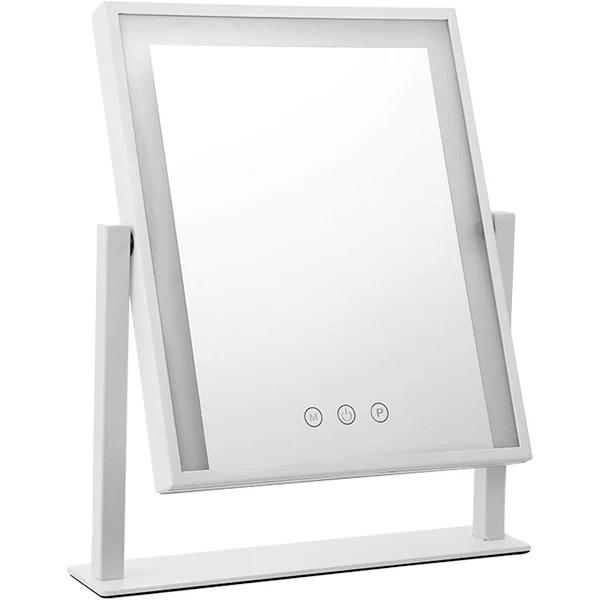 Embellir - Led Makeup Mirror Hollywood Standing Mirror Tabletop Vanity - White