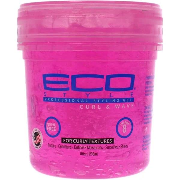 Eco Styler Curl & Wave Styling Gel Pink 8oz 236ml