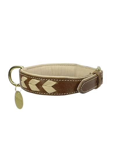 Leather Dog Collar | Buy Online at DOGUE Brown / 35cm (XS)