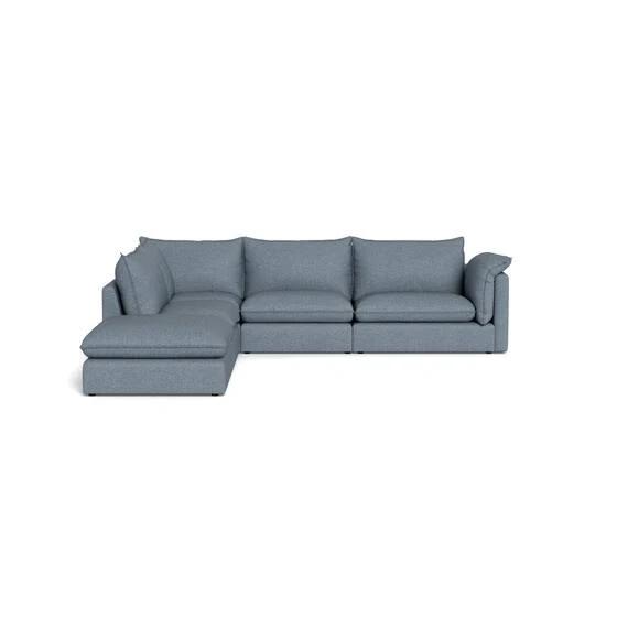 Sorrento Fabric Modular Sofa Sky by Freedom, 100% Polyester