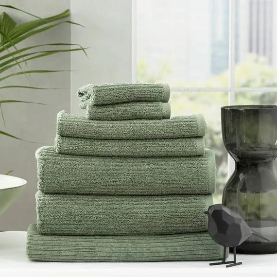 COALINGA Towel Set Sage by Freedom, 100% Cotton