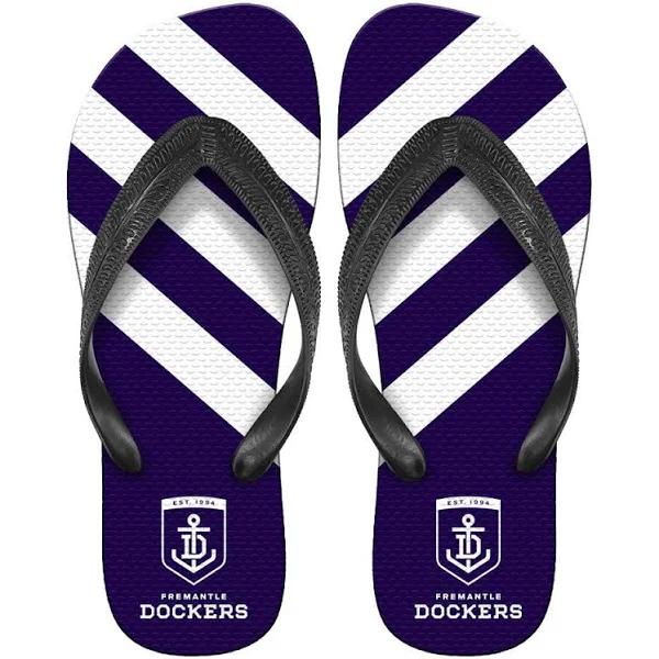 Fremantle Dockers Thongs Size Large - AfterPay & zipPay Available