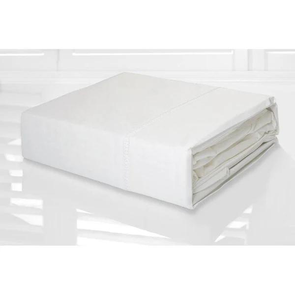 Ramesses Bamboo Cotton 400 Thread Count Sheet Set, Queen / White