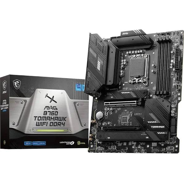 MSI Mag B760 Tomahawk Wifi DDR4 ATX Motherboard