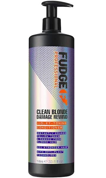 Fudge Clean Blonde Damage Rewind Violet Toning Conditioner 1 Litre