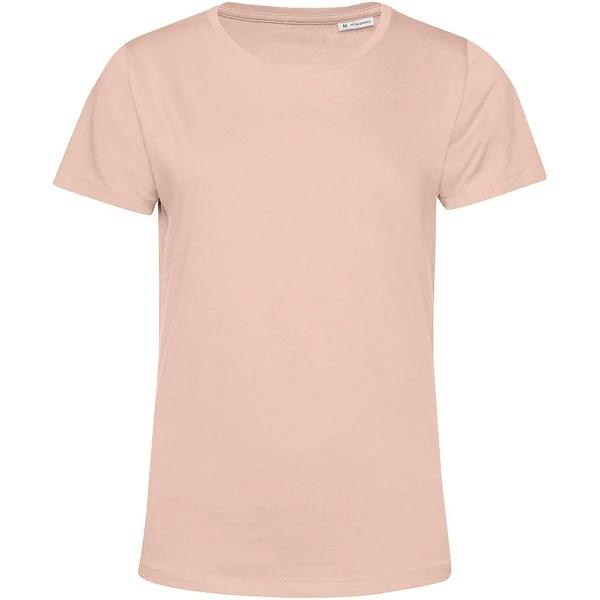 B&C Womens/Ladies E150 Organic Short-sleeved T-Shirt Dusky Rose M