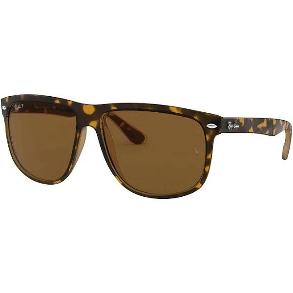 Ray-Ban RB4147 Boyfriend Square Sunglasses, 60mm, Men's, Brown