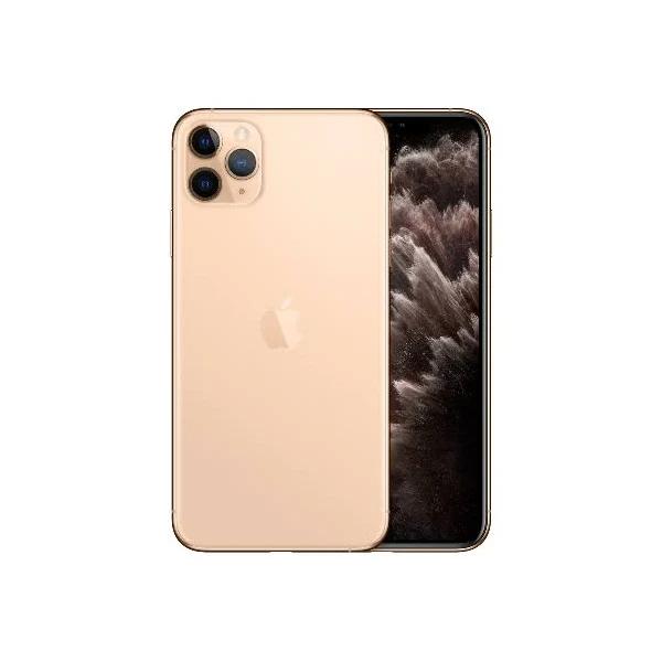 Apple iPhone 11 Pro Max - 4G smartphone - dual-SIM / Internal Memory 64 GB - OLED display - 6.5" - 2688 x 1242 pixels - 3x rear cameras 12 MP, 12 MP, 12 MP - front camera 12 MP - gold