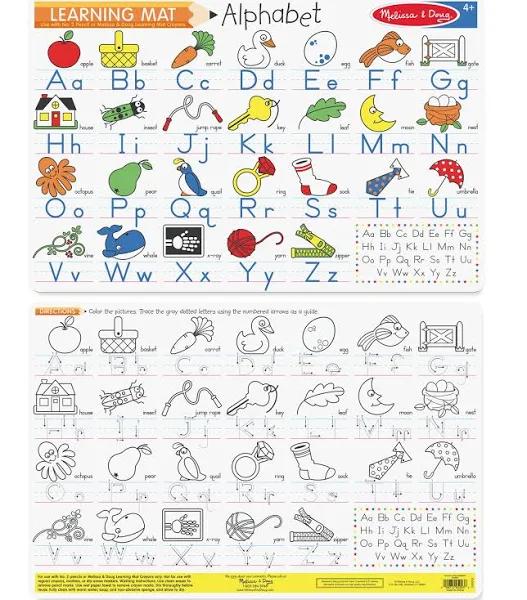 Melissa & Doug - Alphabet Write-A-Mat