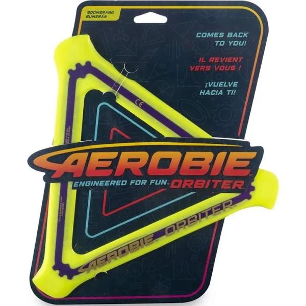 Aerobie Orbiter Boomerang Yellow