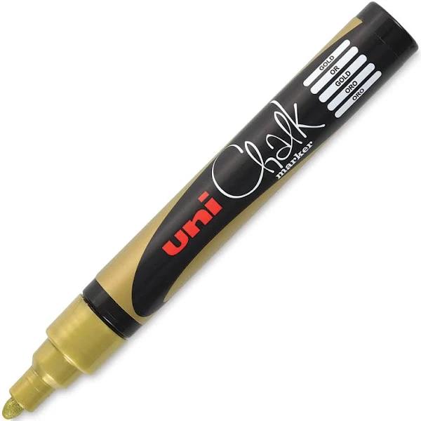 Uni Bullet Tip Chalk Marker 2.5mm - Gold