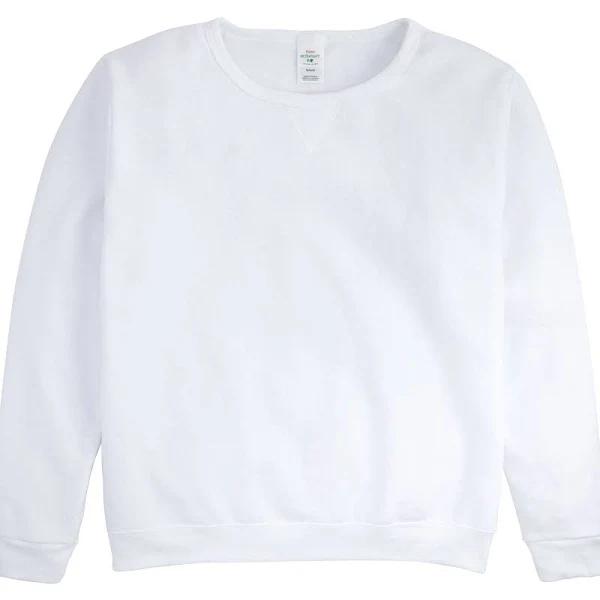 Hanes ComfortSoft EcoSmart Women's Crewneck Sweatshirt O4633 White