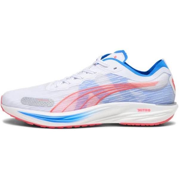 Liberate Nitro 2 Men's Running Shoes in White/Ultra Blue/Fire Orchid, Size 9.5 by Puma