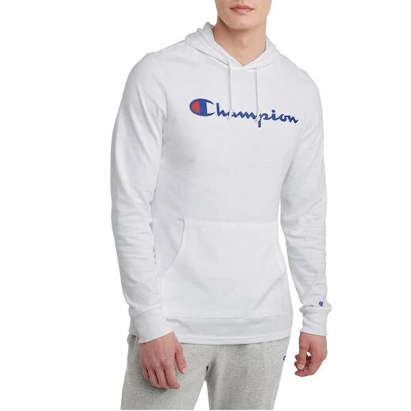 Champion Men's T-Shirt Hoodie - White, XL