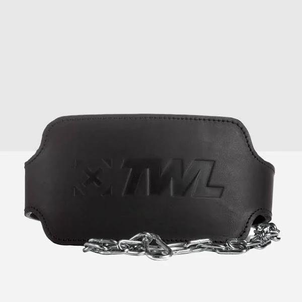 The Wod Life - Black Training Equipment - Leather Dip Belt 2.0 - Size One Size at The Iconic