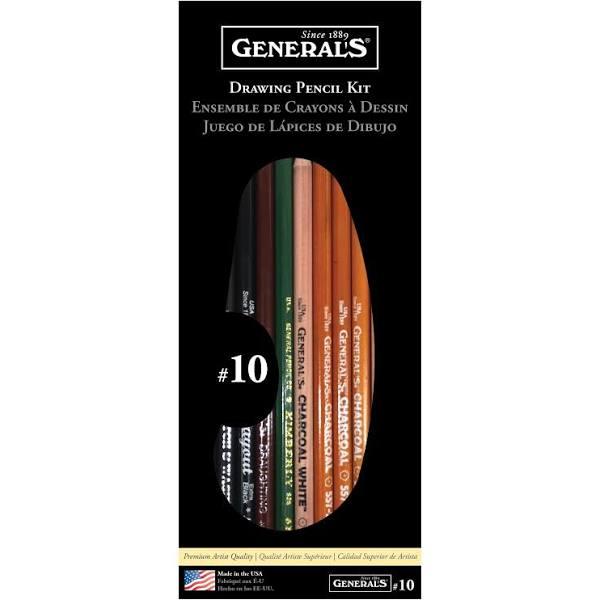 General Pencil Drawing Pencil Kit 10 -piece