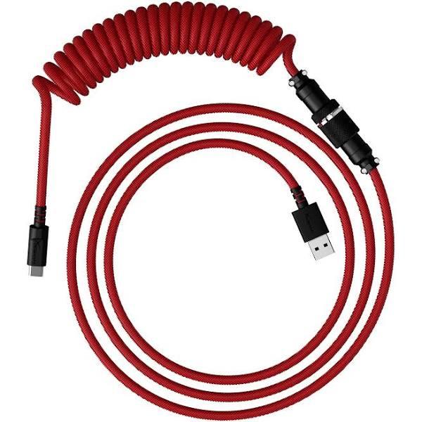 HyperX USB-C Coiled Cable (Red-Black)