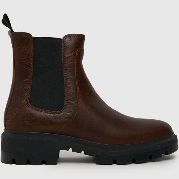 Timberland 'Cortina Valley' Chelsea Boots - Dark Brown - Size 8