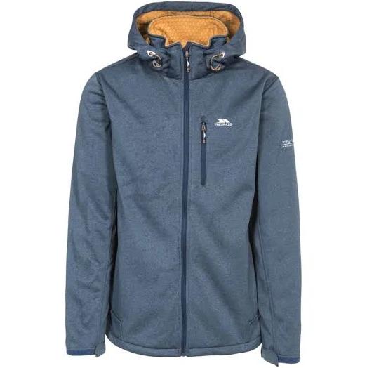 Trespass Mens Maynard TP75 Softshell Jacket Navy Marl XS