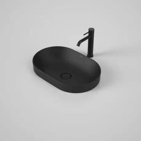 Caroma - Liano II 530mm Pill Inset Basin - 852700W Matte Black