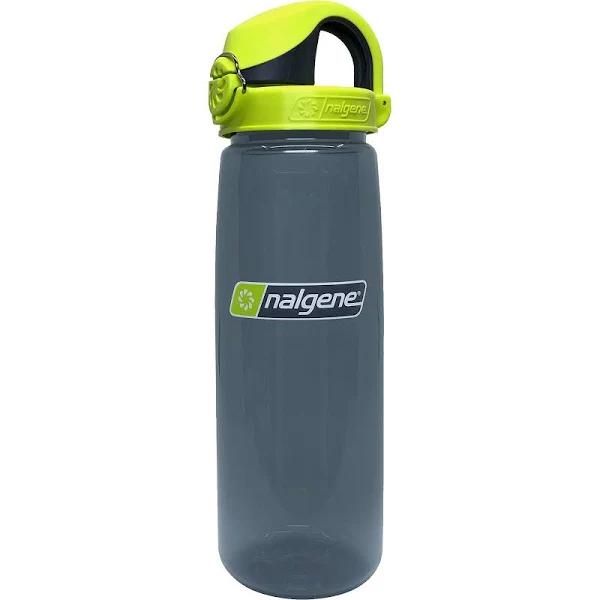 Nalgene SUSTAIN OTF 650ml Drink Bottle, Charcoal/Lime