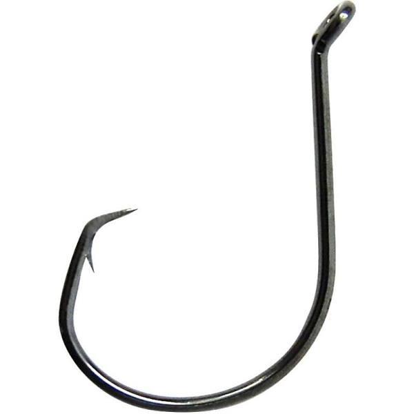 1 Box of Size 5/0 Eagle Claw Lazer Sharp L7228BPU Platinum Black Octopus Circle Hooks Qty: 29 Hooks