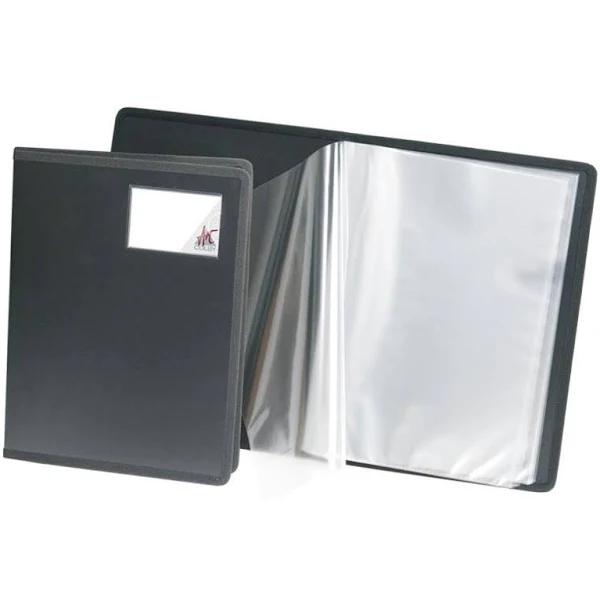 Colby Art Display Book 20 Pockets A4 Black