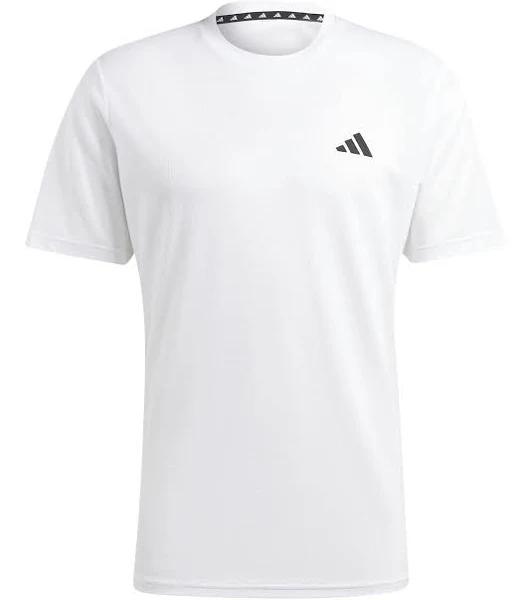 adidas-Train Essentials Training Tee-Men-White / Black-2xl