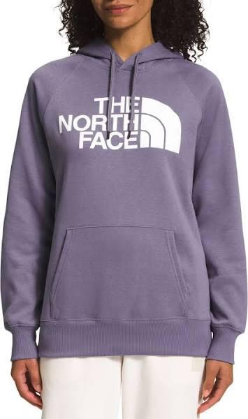 The North Face Womens Half Dome Pullover Hoodie Lunar Slate/TNF White