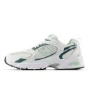 New Balance 530 Shoes White Green - 36