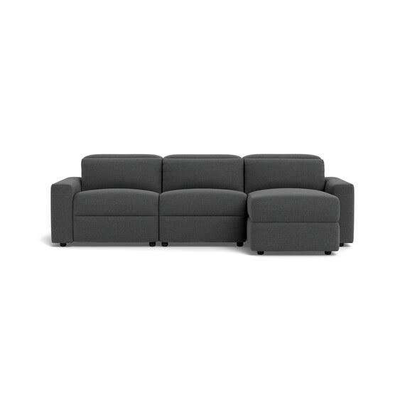 Onslow Fabric Electric Recliner Modular Sofa Graphite by Freedom